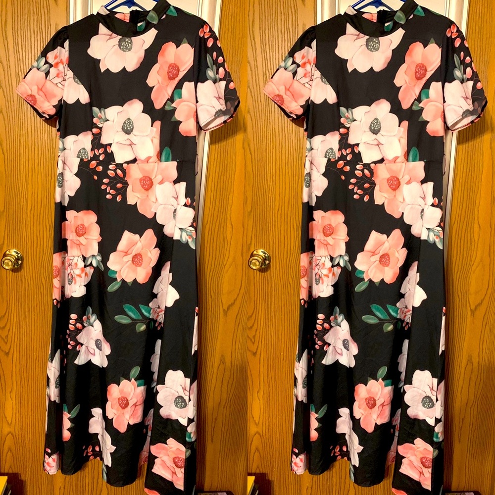 Y2K Vintage Floral Dress